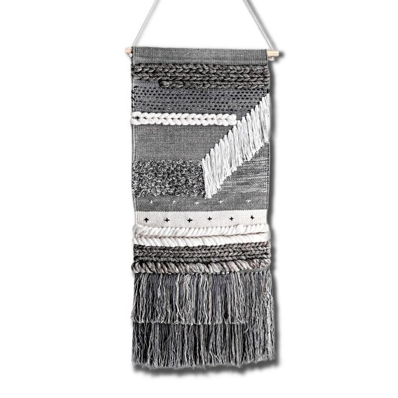 nuLOOM Handmade Cotton Wool Macrame Rug Weave Bohemian Wall Decor Hanging NEW - Picture 3 of 3